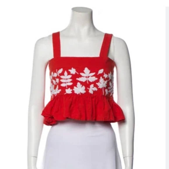 SOLD Carolina K Linen Crop Top - Picture 8 of 10